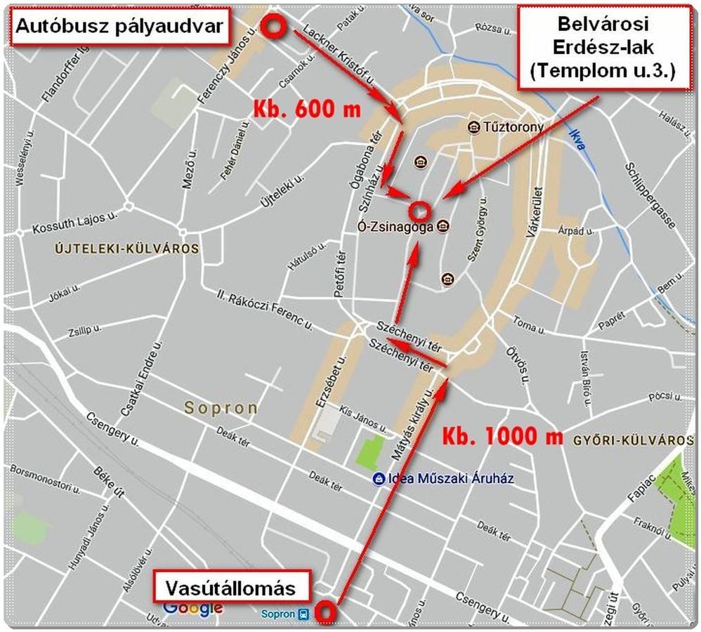 Belvarosi Erdesz-Lak Sopron Ngoại thất bức ảnh